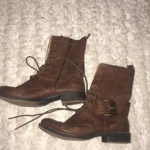 Nine West Combat Boots